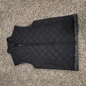 Men's Black weatherproof vest